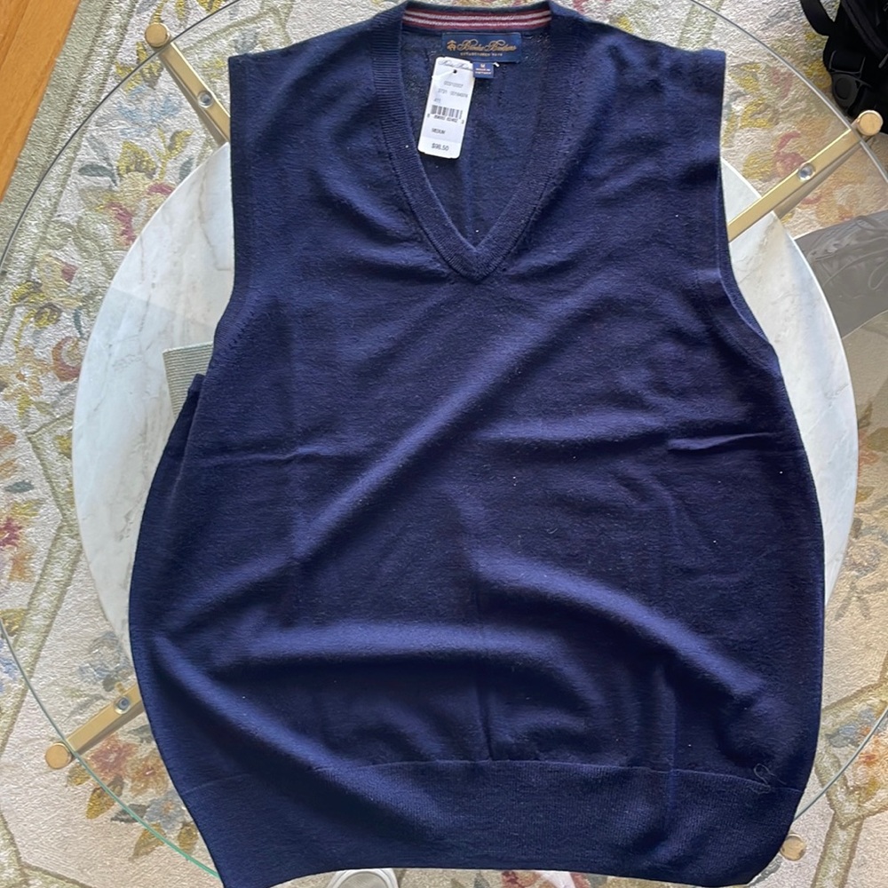 Men’s Brooks Brothers navy vest